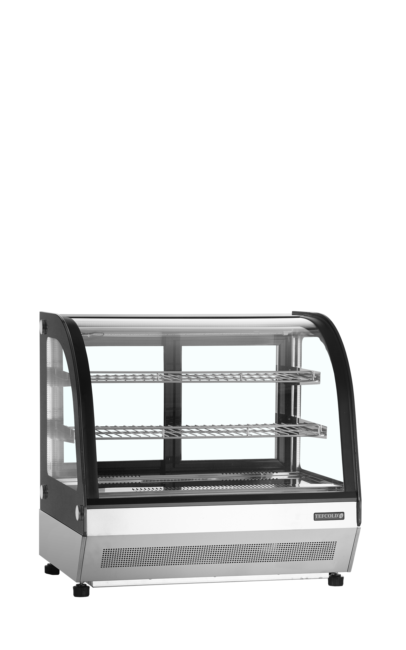 Armoire Frigorifique Vitrée Positif 2 Portes LCT750C/BLACK Comptoir Réfrigéré Pro