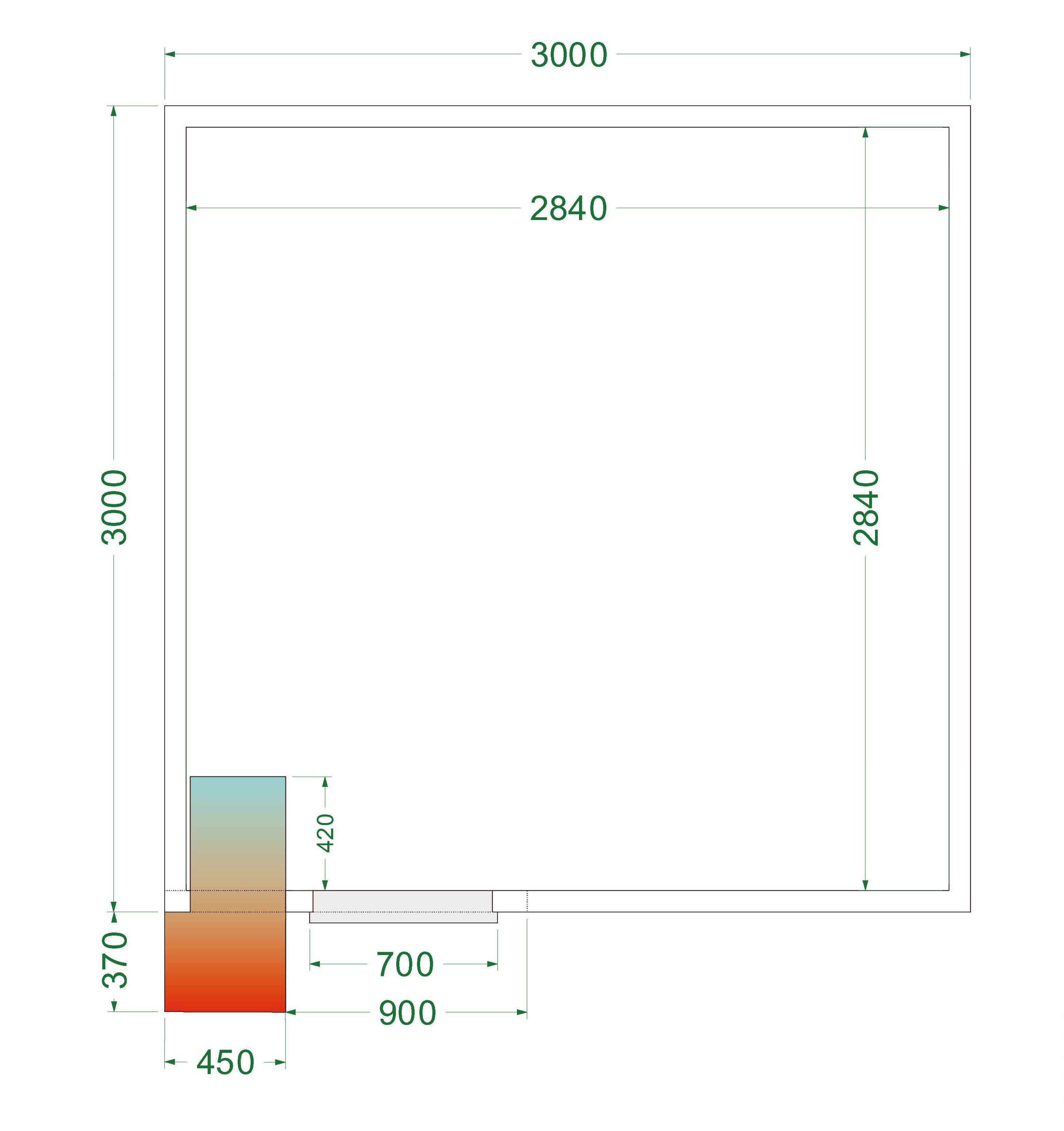 Armoire Frigorifique Professionnelle CRPF3030 Chambre Froide 2 Portes Positive Négative Pour Restaurant