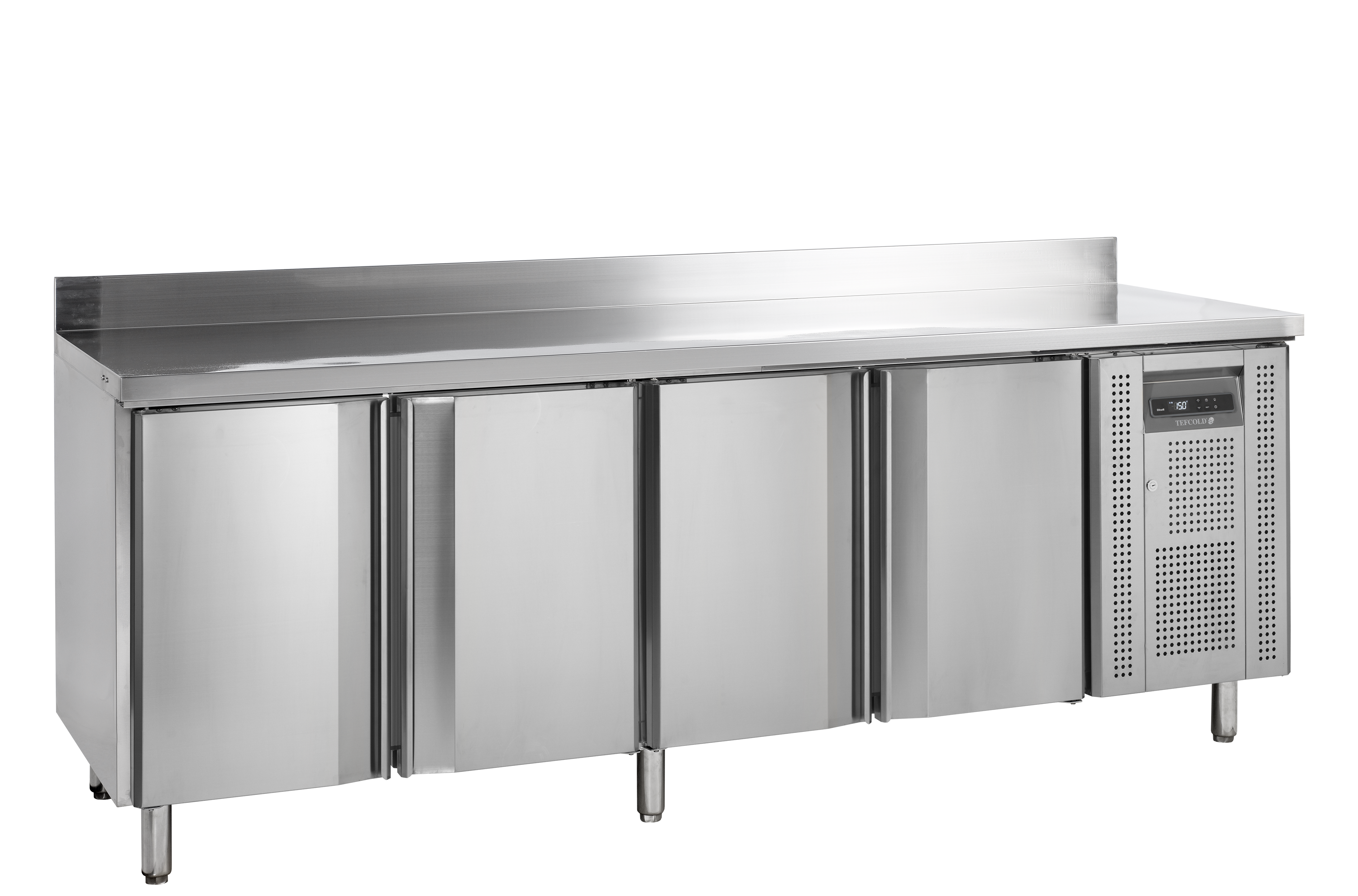 Refroidisseur De Comptoir Snack SK6410 SP En Acier Inoxydable SS304 600 Mm Profondeur Disponible En 2 À 4 Portes