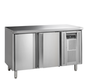 BK210 Comptoir Boulangerie Armoire Frigorifique Positive 2 Portes En Acier Inox SS304 Restauration