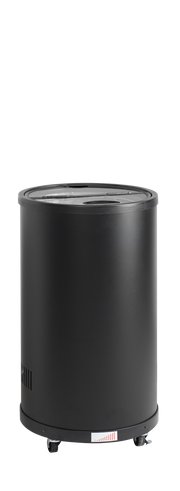 Refroidisseur De Canettes CC45 Ventilé Mobile Avec Panier Roues Fortes Noir Ou Blanc