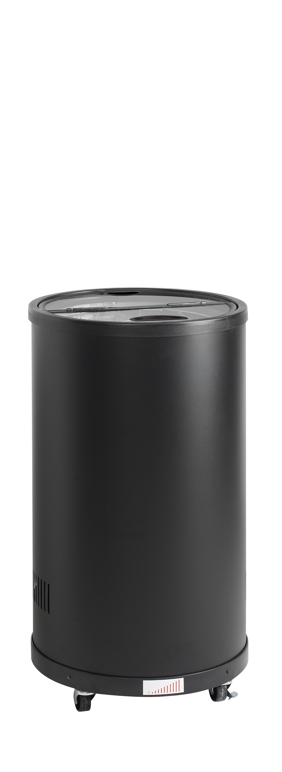 Refroidisseur De Canettes CC45 Ventilé Mobile Avec Panier Roues Fortes Noir Ou Blanc