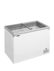 Congélateur Crème Glacée NIC301SC Armoire Frigorifique Négative 2 Portes Avec Couvercles Coulissants Et Roues