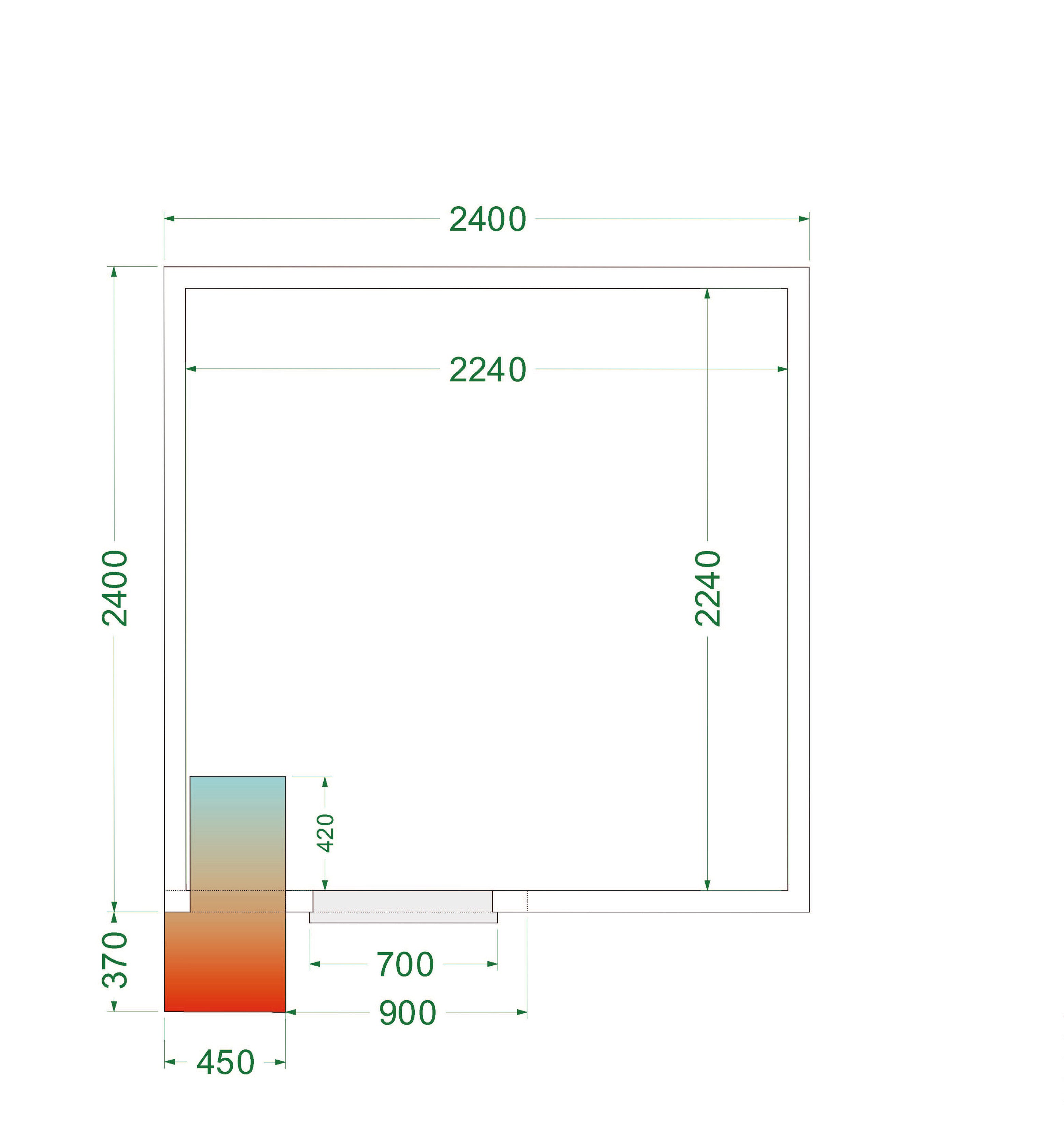 Armoire Frigorifique 2 Portes Positive Négative Ref CRPF2424 Chambre Froide Professionnelle