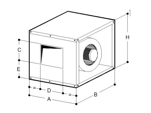 Caisson de ventilation - SPZ 7 - EQUIPEMENT RESTAURATION 