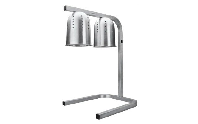 Chauffe frites - 2 lampes - Inox - EQUIPEMENT RESTAURATION 