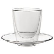 Verres à cappuccino double paroi et soucoupes Utopia 220 ml (lot de 6) - EQUIPEMENT RESTAURATION 