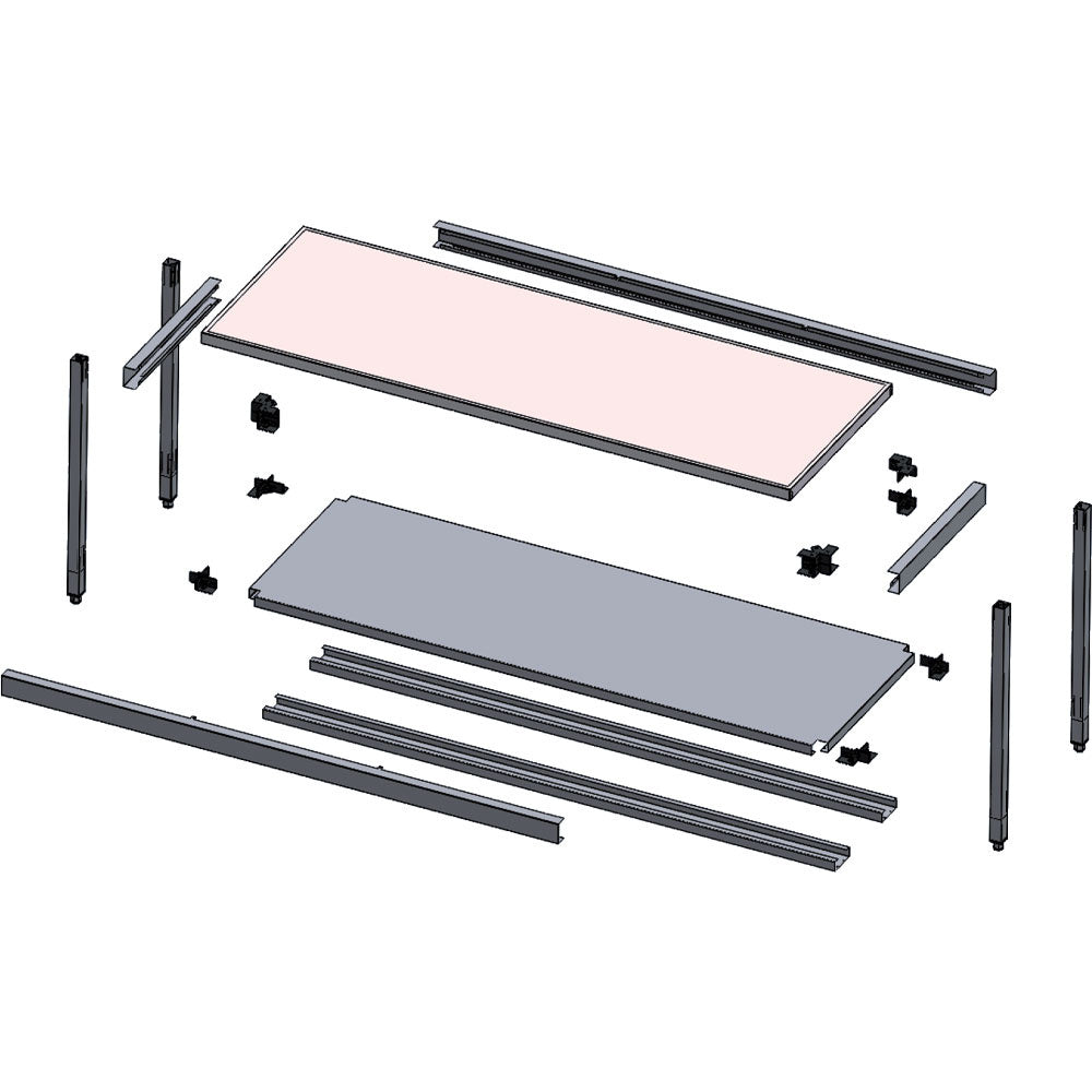 Etagère murale en inox - 1400x400x660 - PA414 - EQUIPEMENT RESTAURATION 