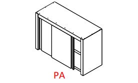 Etagère murale en inox - 2000x400x660 - PA420 - EQUIPEMENT RESTAURATION 