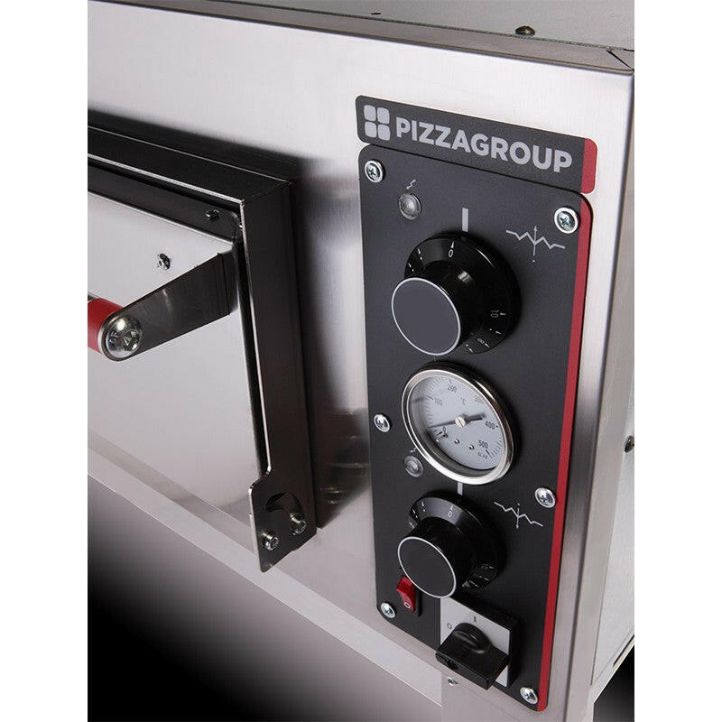 Four à pizza électrique 1 chambre 4 pizzas - Gamme Entry Max - MAX4F - Pizza Group - EQUIPEMENT RESTAURATION 