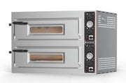 Four à pizza électrique 2 chambres 8 pizzas - Gamme Entry Max - MAX8F - Pizza Group - EQUIPEMENT RESTAURATION 