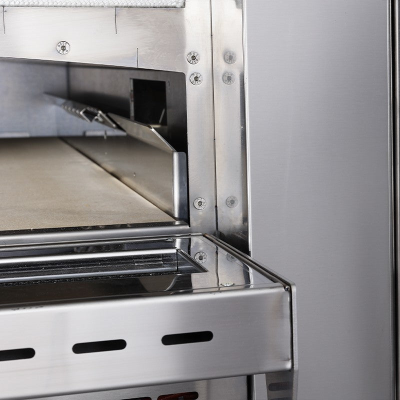 Four à pizza gaz 1 chambre 4 pizzas - Gamme Flame - FLAME4 - Pizza Group - EQUIPEMENT RESTAURATION 