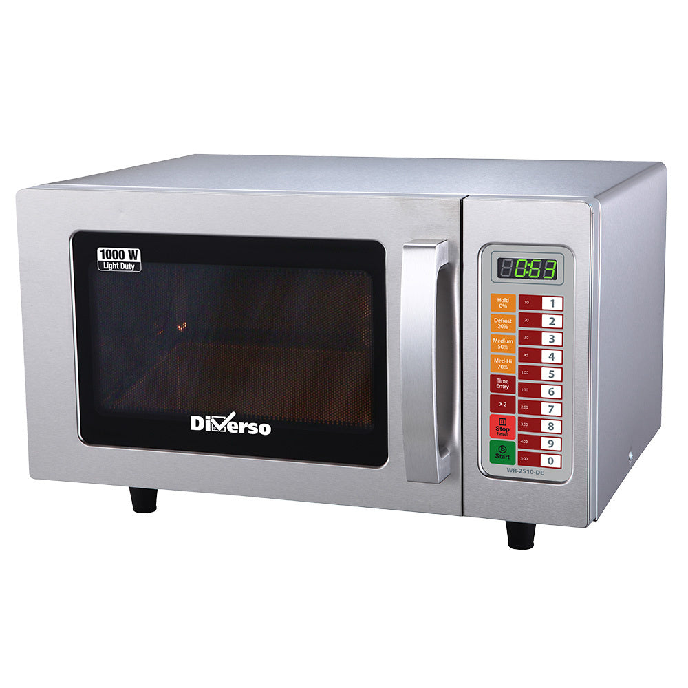 Four micro-ondes en inox,1000 W. (25 Lt), digital - WR-2510-DE - EQUIPEMENT RESTAURATION 