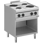 Fourneau électrique, 4 plaques rondes, sur armoire - WR-E4PA-A3 - EQUIPEMENT RESTAURATION 