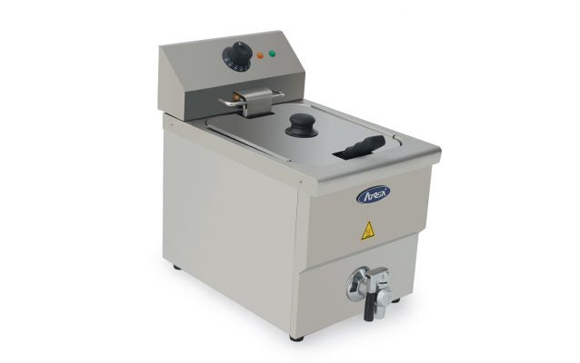 Friteuse électrique - 8 L - Inox - ATEF-08L - EQUIPEMENT RESTAURATION 