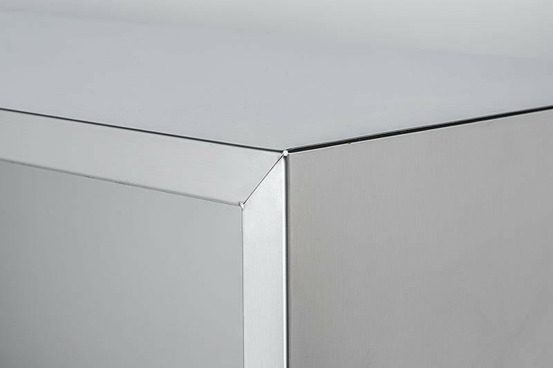 Hotte murale avec moteur 1000 x 900 x 460 mm avec variateur, éclairage, filtre et robinet de vidange - EQUIPEMENT RESTAURATION 