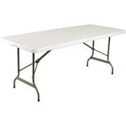 Table pliable au centre Bolero blanche 1829mm - EQUIPEMENT RESTAURATION 