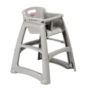 Chaise haute empilable platine Rubbermaid - EQUIPEMENT RESTAURATION 