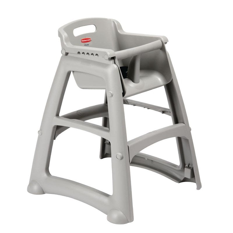 Chaise haute empilable platine Rubbermaid - EQUIPEMENT RESTAURATION 