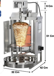 Machine à kebab 1 zones | Marque : Potis GD1/S - EQUIPEMENT RESTAURATION 