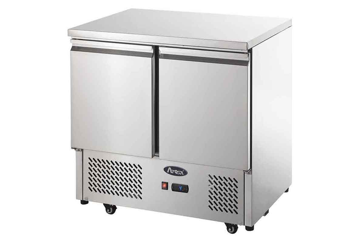 Meuble compact GN1/1 positif - 2 portes - Inox - ESL3801GR - EQUIPEMENT RESTAURATION 