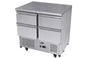 Meuble compact positif - 4 tiroirs - Inox - ESL3820GR - EQUIPEMENT RESTAURATION 