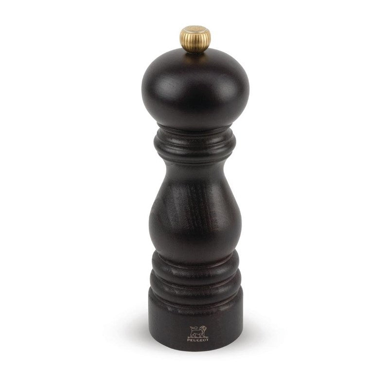 Moulin à sel Peugeot bois foncé 180mm - EQUIPEMENT RESTAURATION 