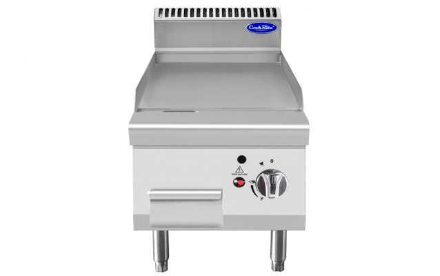 Plancha gaz - 1 brûleur - Inox - AT7G4G-C-A - EQUIPEMENT RESTAURATION 