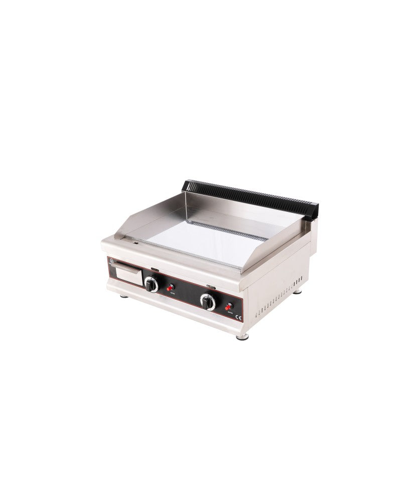 Plaque à snacker chrome dur – 2 brûleurs – 6 kW – 650 x 575 mm – GG600D