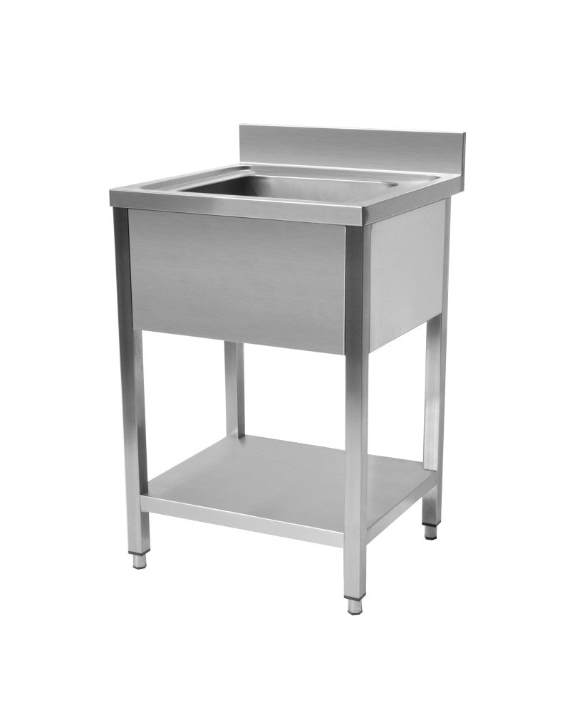 Plonge en inox 800 x 700 x 950 mm | CUIST STSK087 - EQUIPEMENT RESTAURATION 
