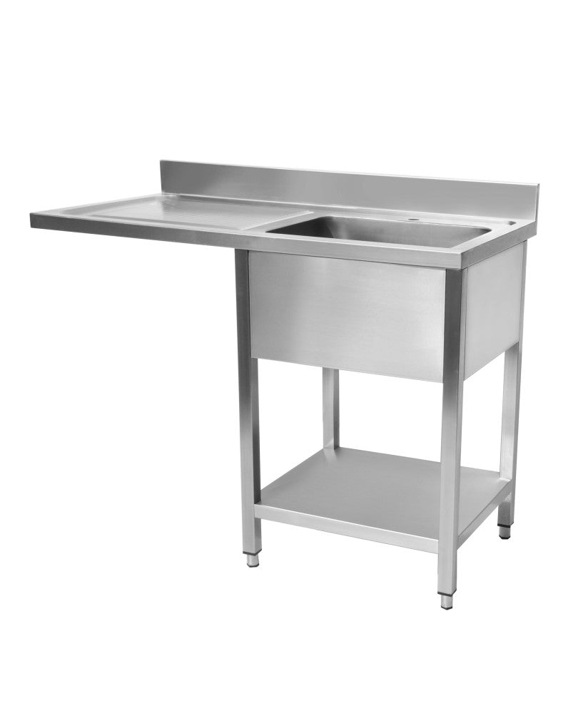 Plonge inox lave vaisselle 1200 x 700 x 950 mm | CUIST STSD127L - EQUIPEMENT RESTAURATION 