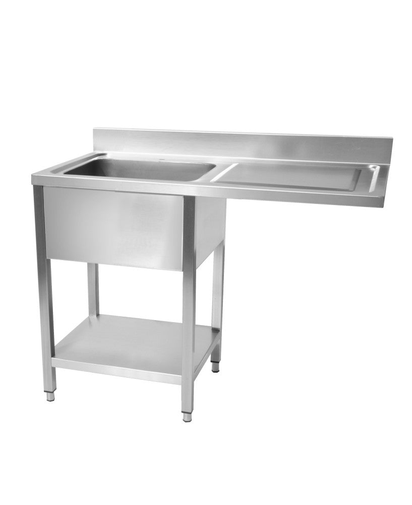 Plonge inox lave vaisselle 1200 x 600 x 950 mm | CUIST STSD126R - EQUIPEMENT RESTAURATION 