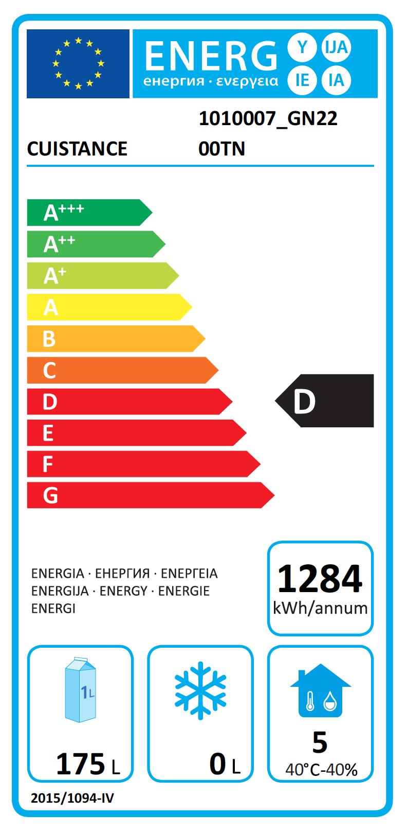 Meuble table réfrigérée – 2 portes pleines GN1/1 | CUIST GN2200TN - EQUIPEMENT RESTAURATION 