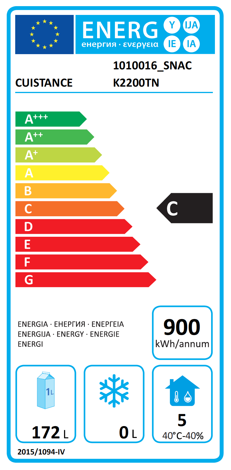 Meuble table réfrigérée – 2 portes pleines | CUIST SNACK2200TN - EQUIPEMENT RESTAURATION 