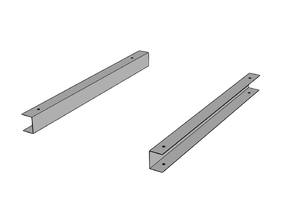 Pieds pour caisson D4 | 20D4PI | ALVENE - EQUIPEMENT RESTAURATION 