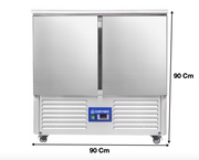 Meuble table réfrigérée – 2 portes pleines GN1/1 | CUIST S901 - EQUIPEMENT RESTAURATION 