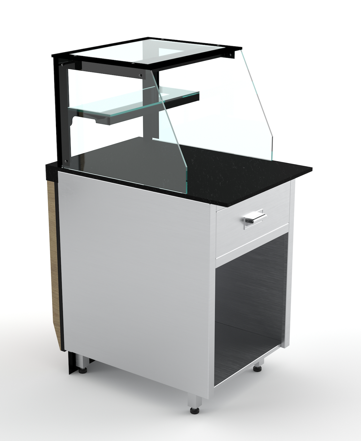 Meuble caisse 60cm – Marque: SGS GASTRO | SGSKS601 - EQUIPEMENT RESTAURATION 