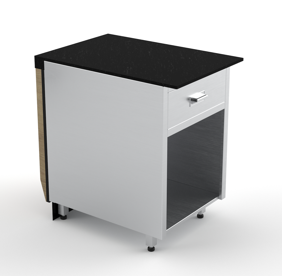 Meuble caisse 70cm – Marque: SGS GASTRO | SGS-KS-70-02 - EQUIPEMENT RESTAURATION 