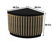 Meuble d’angle 80 cm – Marque: SGS GASTRO | SGS-KS-88-90 - EQUIPEMENT RESTAURATION 