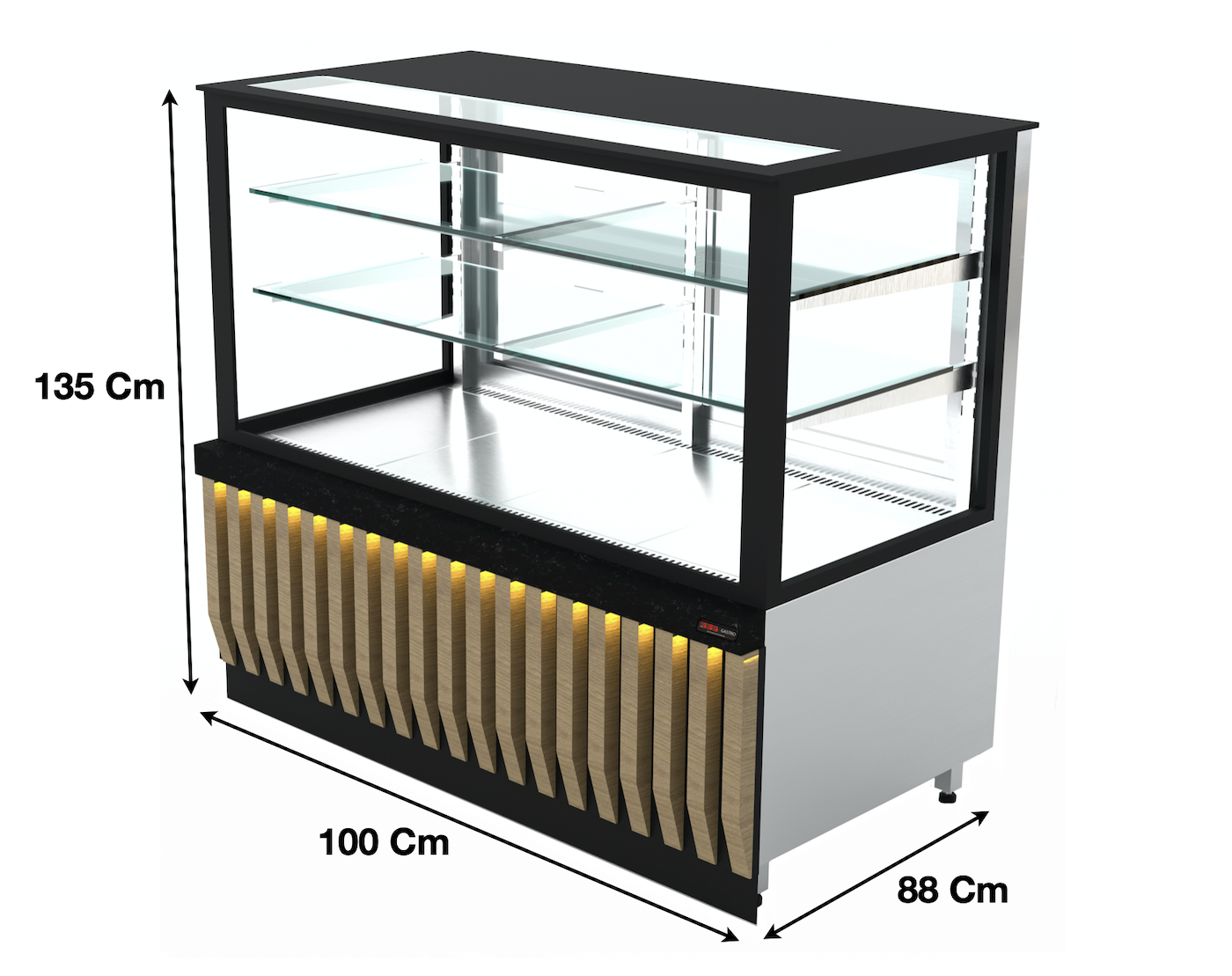 Vitrine 100Cm / 380 Litres – Marque: SGS GASTRO | SGS-NT-100 - EQUIPEMENT RESTAURATION 