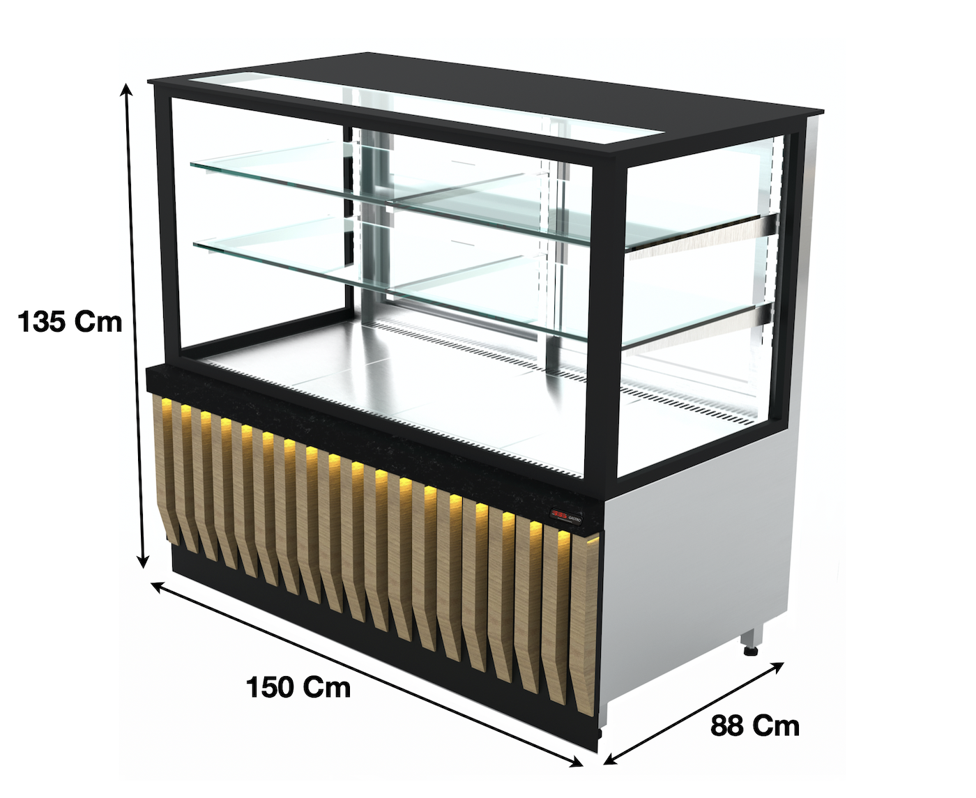 Vitrine 150Cm / 420 Litres – Marque: SGS GASTRO | SGS-DT-150 - EQUIPEMENT RESTAURATION 