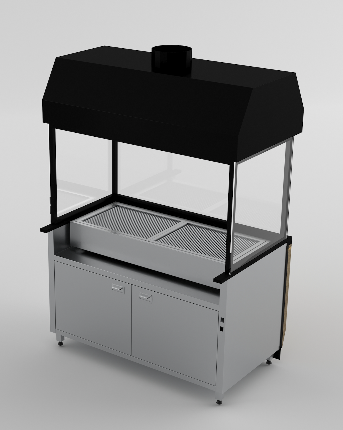 Barbecue 80 Cm – Série LUXUS SGSOCK80 | Marque: SGS - EQUIPEMENT RESTAURATION 