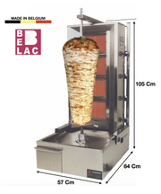 Machine à kebab 4 zones Gaz GURDEN (KGH04GU) - EQUIPEMENT RESTAURATION 