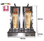 Machine à kebab 5+5 zones Gaz GURDEN (KGH55GU) - EQUIPEMENT RESTAURATION 