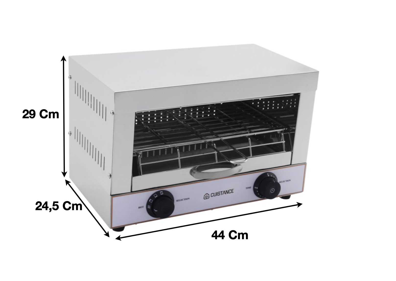 Toasteur à quartz simple | CUIST QT1 - EQUIPEMENT RESTAURATION 