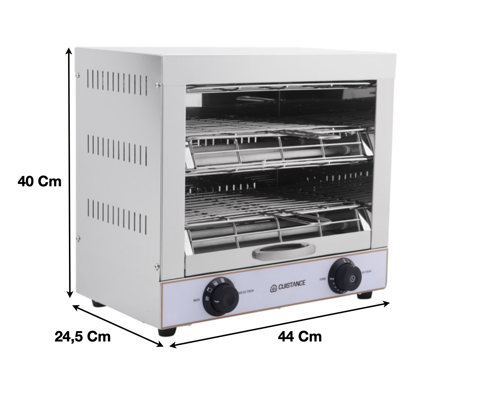 Toasteur à quartz double | CUIST QT2 - EQUIPEMENT RESTAURATION 