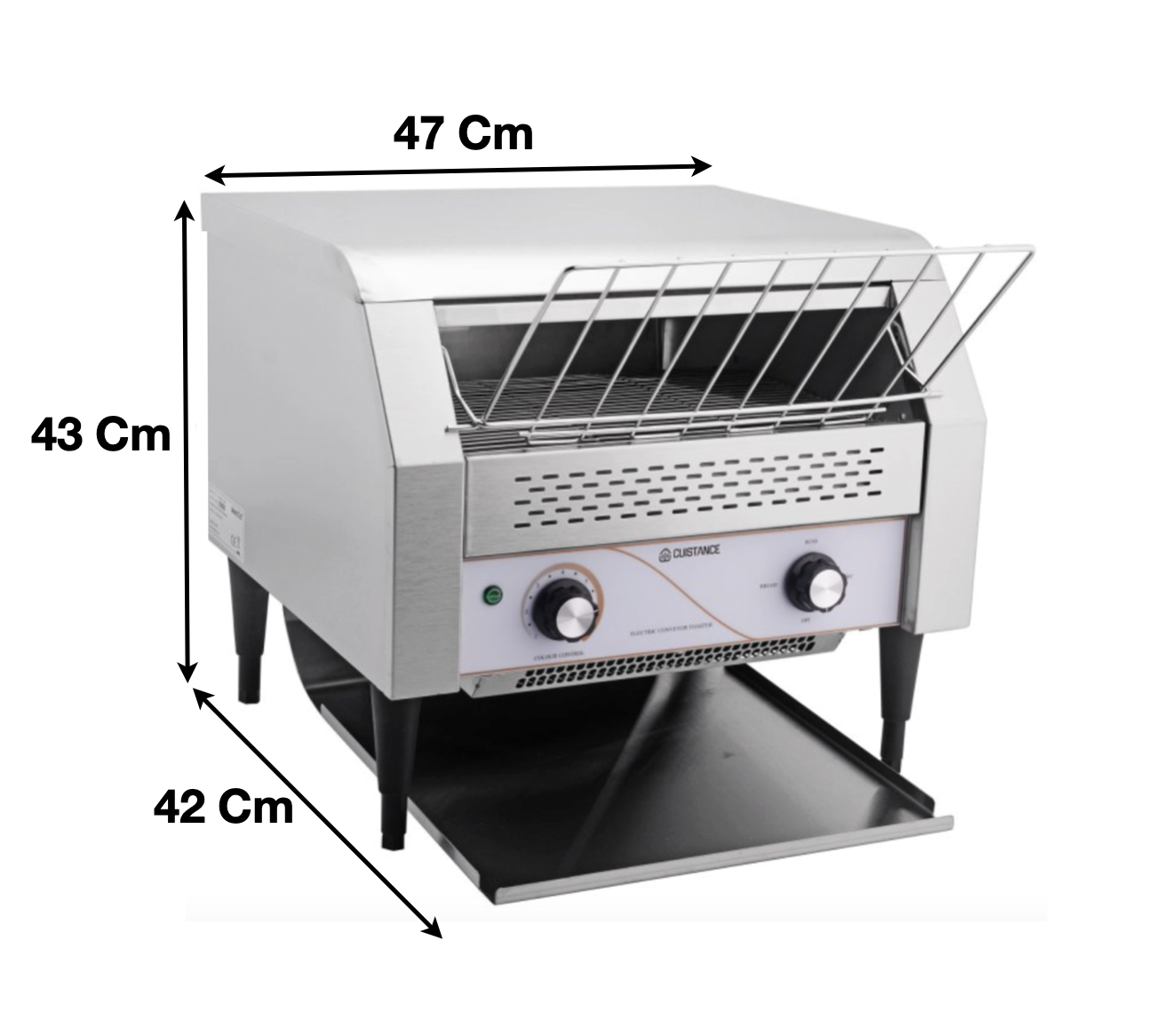 Toasteur à convoyeur large | CUIST CT3 - EQUIPEMENT RESTAURATION 