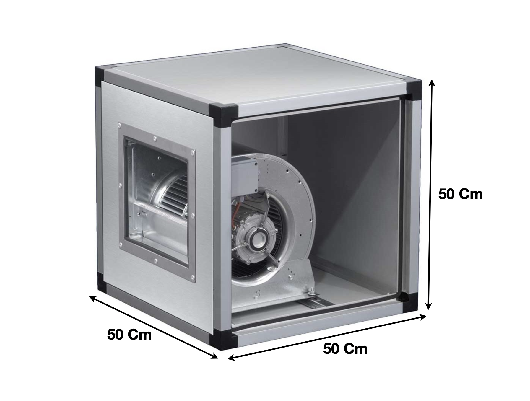 Caisson de ventilation centrifuge motorisé 7/7 | ECM774 | KAER - EQUIPEMENT RESTAURATION 