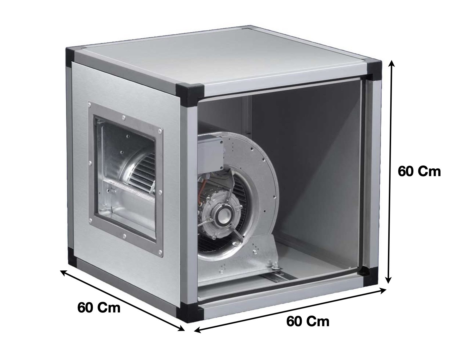 Caisson de ventilation centrifuge motorisé 10/10 | ECM10104 | KAER - EQUIPEMENT RESTAURATION 