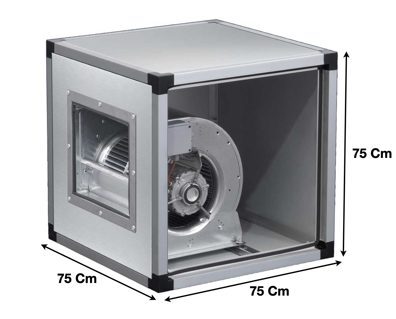 Caisson de ventilation centrifuge motorisé 12/12 | ECM12126T | KAER - EQUIPEMENT RESTAURATION 